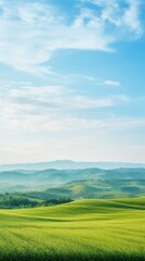 Fototapeta premium Hill landscape wallpaper outdoors horizon nature.