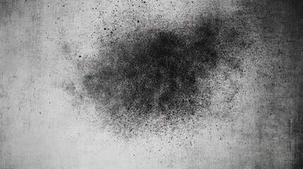 Black Ink Spray Texture on Grunge Background