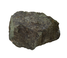 mineral stone isolated on white