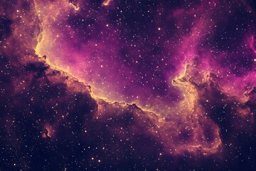 Naklejka premium Stunning Deep Space Nebula