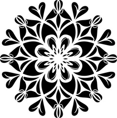  "Mandala Stencil Vector Art – Intricate Geometric Design for Decorative Patterns, Spiritual Art, and Creative Projects"