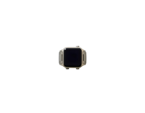Realistic computer chip isolated on a transparent background