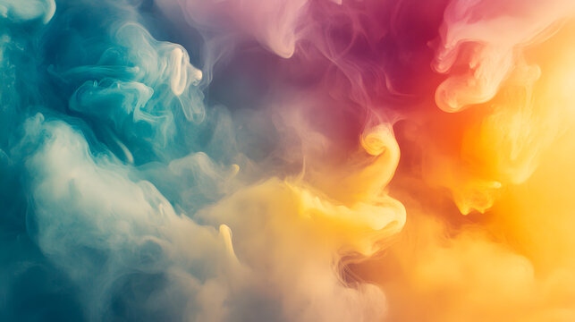 texture with swirling, semi-transparent hues blending dynamically 