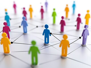 Colorful People Networked