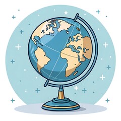 Naklejka premium globe