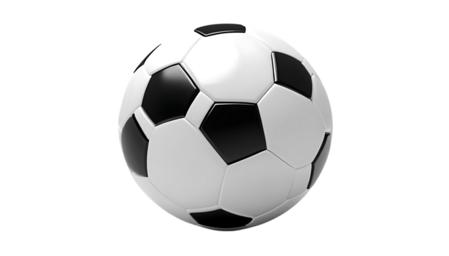 soccer ball on white background