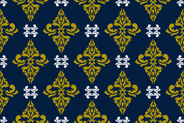 seamless damask Thai style  pattern
