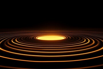 Fototapeta premium Abstract Gold Circles Graphic Design