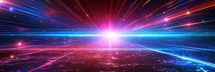 Obraz premium Abstract Light Speed