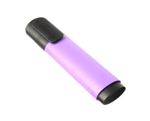 One bright highlighter in air isolated on white