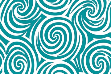 Teal swirl pattern background