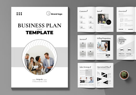 Creative Business Plan Template Layout