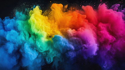 Fototapeta premium Holi Festival of Colors, a holiday in India