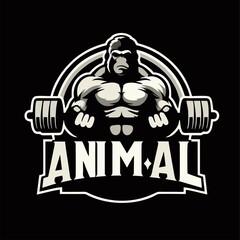 A gym logo represents strength, fitness, and motivation, designed to inspire energy and determination. It often includes elements like dumbbells, barbells, muscular figures, or dynamic typography to s