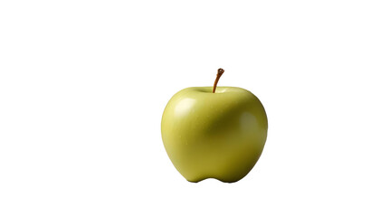 Obraz premium Green apples on transparent background. PNG. Studio shot. 3D rendering. good for key up, isolated apple.