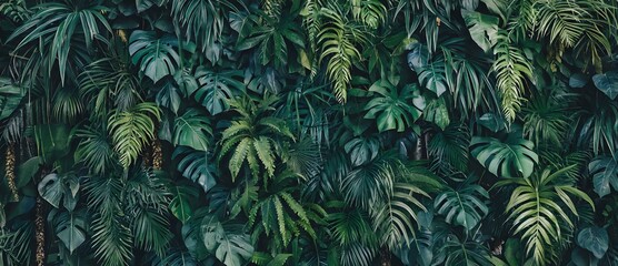 Fototapeta premium abstract background of green leaves