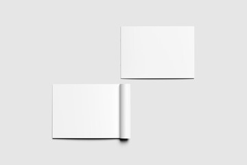 A4 Catalog Landscape Mockup