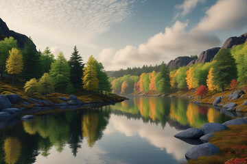 peaceful landscape