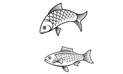 galie fish vector
