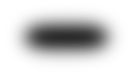 Abstract black blur oval shadow shape with soft gradient effect
