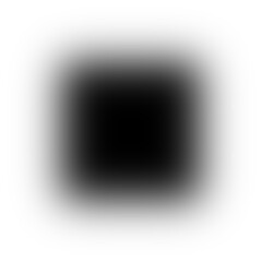 Abstract black blur square shadow shape with soft gradient effect
