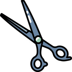 Scissor line icon
