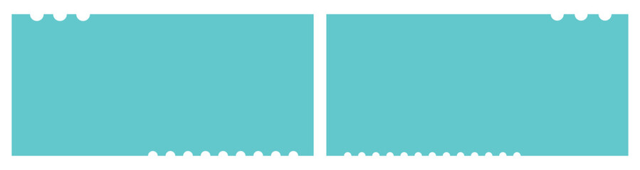 Minimalist Blue Event Ticket Design Vector Designs