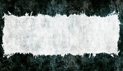 White Paint Texture Applied on Dark Grunge Background
