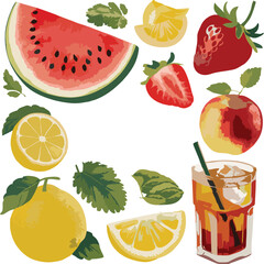9.epsA fruit logo represents freshness, health, and natural goodness. It often features vibrant colors like red, green, yellow, and orange to symbolize energy, vitality, and organic quality. The desig