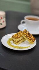 pancakes with coffee