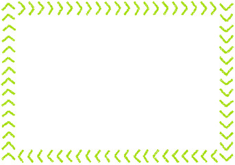 手描きのクレヨン素材　背景　フレーム