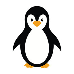 Cute Penguin Vector Illustration – Adorable Cartoon Penguin Clipart

