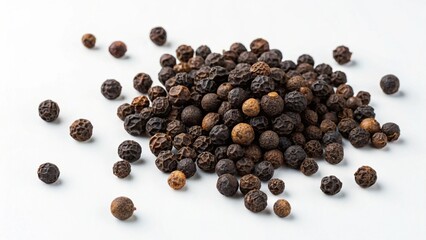 Black pepper in White Background