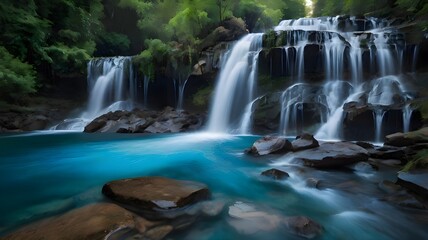 Fototapeta premium waterfall in the forest