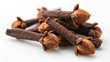 Cloves in White Background