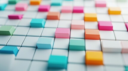 A calendar year view with different colored blocks representing the duration of a lease agreement.