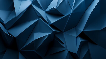 Fototapeta premium Complex geometric pattern with blue triangles
