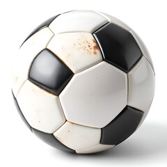 "Classic Black and White Soccer Ball – Sports Symbol Isolated on White Background"







