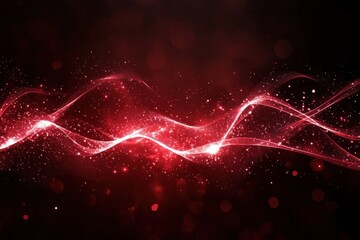 dynamic motion blur effect with streaks of red and white light