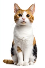 Obraz premium Turkish Van cat background white pet.