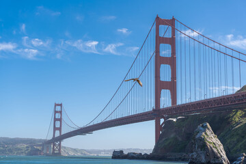 Golden Gate Bridge, San Francisco, California, USA. 