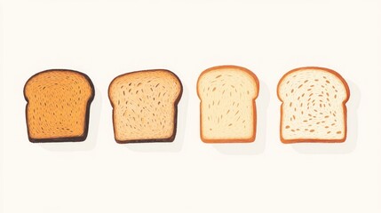 Toasted Bread Slices Variations
