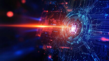 Obraz premium Evolving AI Systems and Vector Illustrations in Futuristic Technology