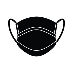 Medical face mask icon