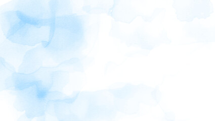 Tranquil Blue Watercolor Wash &ndash; Soft and Serene Artistic Background for Elegant Designs