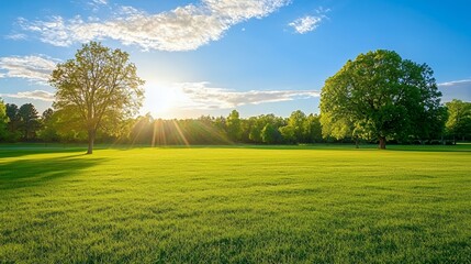 Wooden Path Through a Vibrant Daisy Field and Mountain Landscape