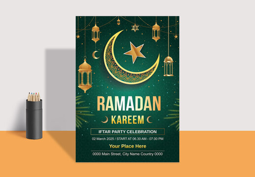 Ramadan Flyer Template Layout