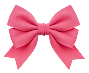 Pink Bow tie isolated on transparent background, bow-tie PNG