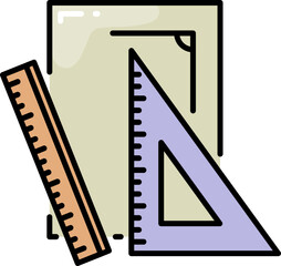 Mathematic subject line icon