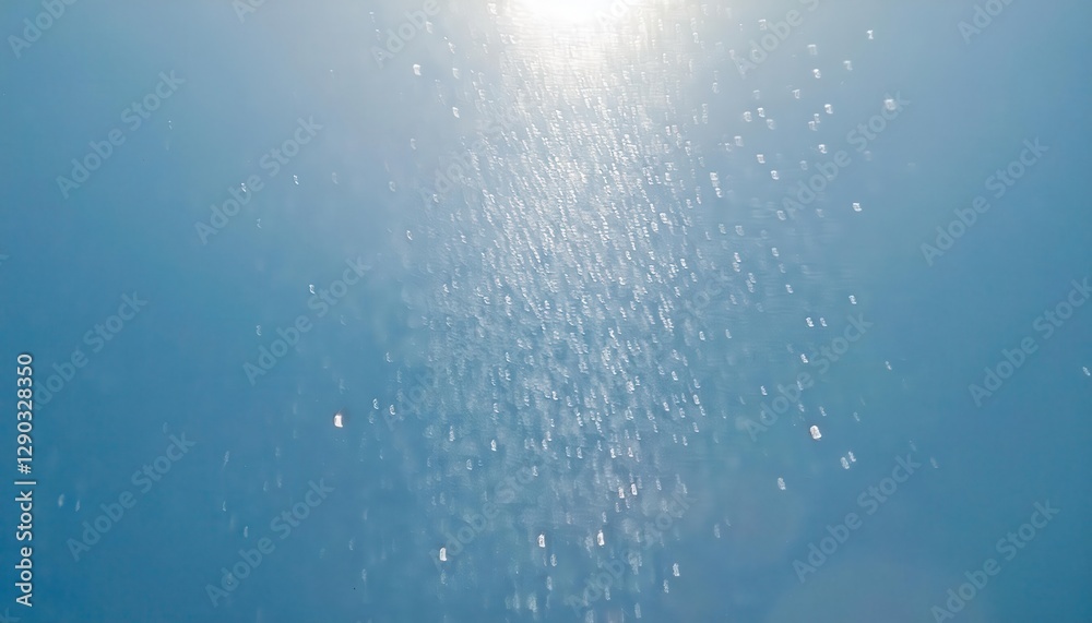 Leinwandbilder soft sunlight reflection on the textured frozen lake surface with shimmering ice crystals, creating 
